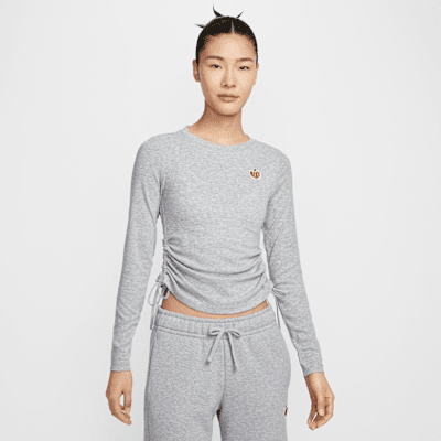 ナイキ Nike ハーフジップ クロップド トップス ナイキプロ☆XS